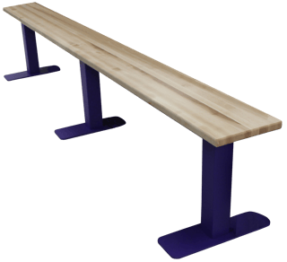 Wood Locker Bench