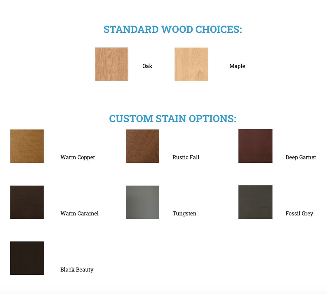 Custon Stain Options