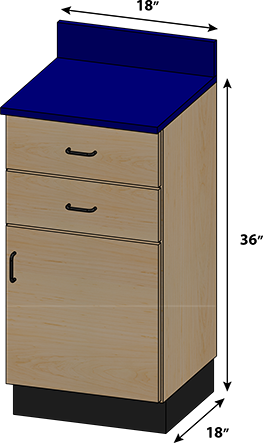 SEMCB-001-2D Base Cabinet