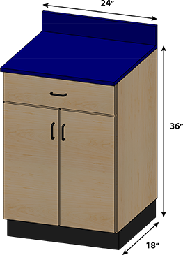 SEMCB-003-1D Base Cabinet