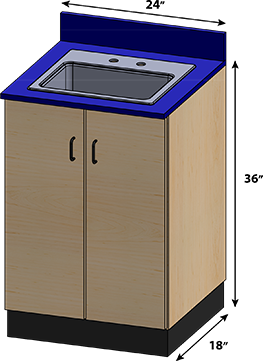 SEMCB-003-Sink Base Cabinet