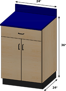 SEMCB-004-1D Base Cabinet