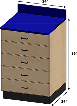 SEMCB-004-5D Base Cabinet