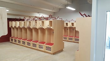 SOUTHERN OREGON UNIVERSITY FOOTBALL LOCKERS