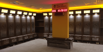 UNIVERSITY OF WYOMING WRESTLING LOCKERS