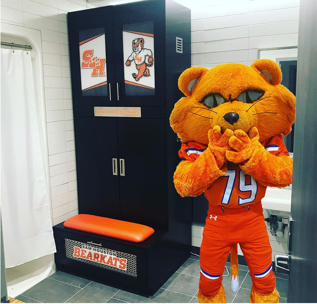 Sammy Bearkat mascot1